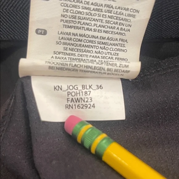 BYLT Basics Men's Black Stretch Joggers Size 36 - Picture 8 of 9